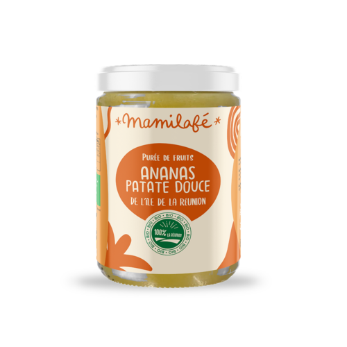 Gros pot ANANAS - PATATE DOUCE (pour que bébé et toute la famille se régale !)